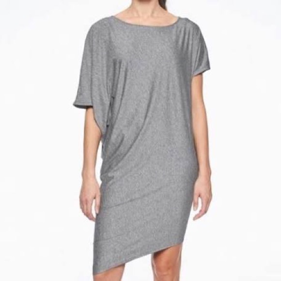 Athleta Dresses & Skirts - 2 - ATHLETA Bundle - DressAsymmetrical Shirt Dresses, Purple + Dk Blue, Size XXS